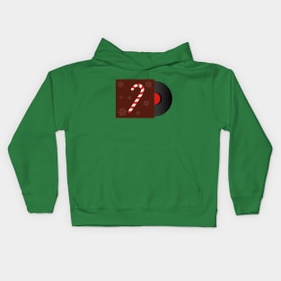 Christmas Music Vinyl | Gift Ideas | Candy Cane Kids Hoodie